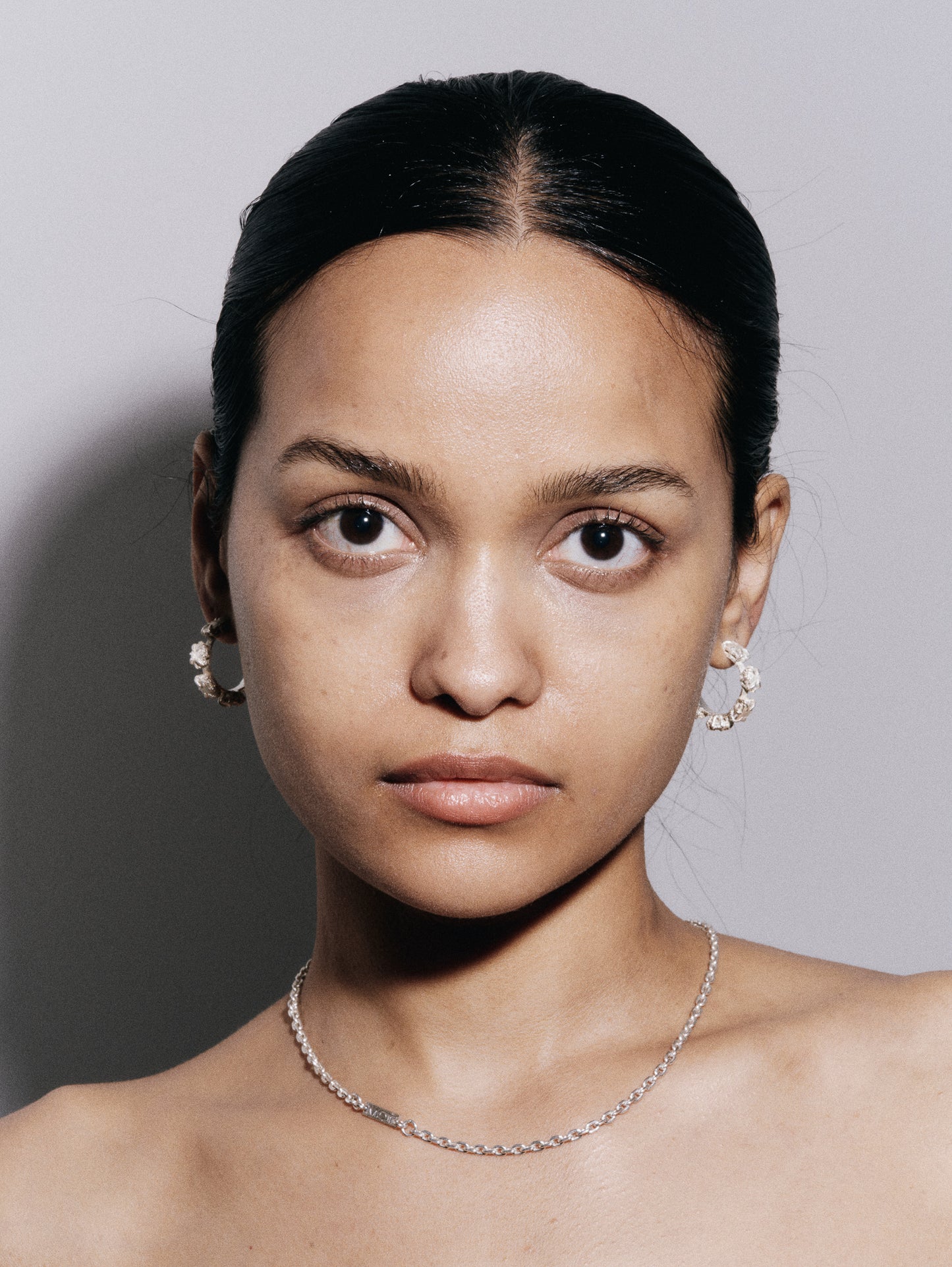 Solid Stone Hoops - Small