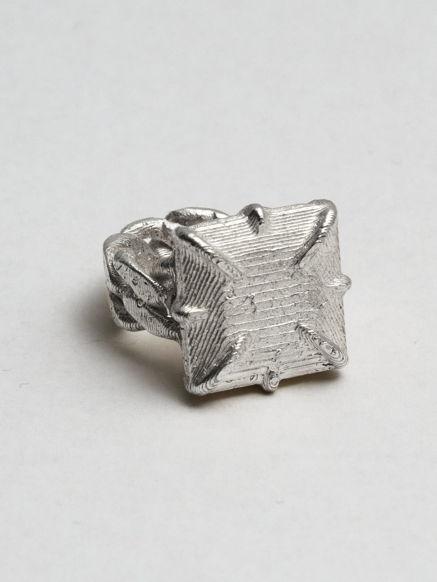 PHAT PINKY RING - 925 - Textured