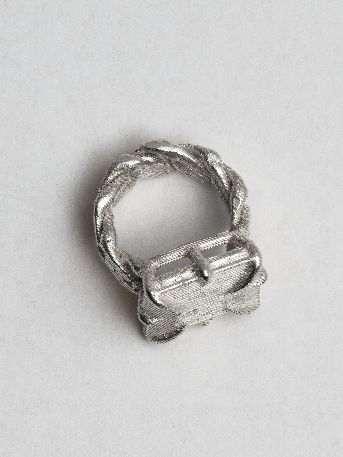 PHAT PINKY RING - 925 - Textured