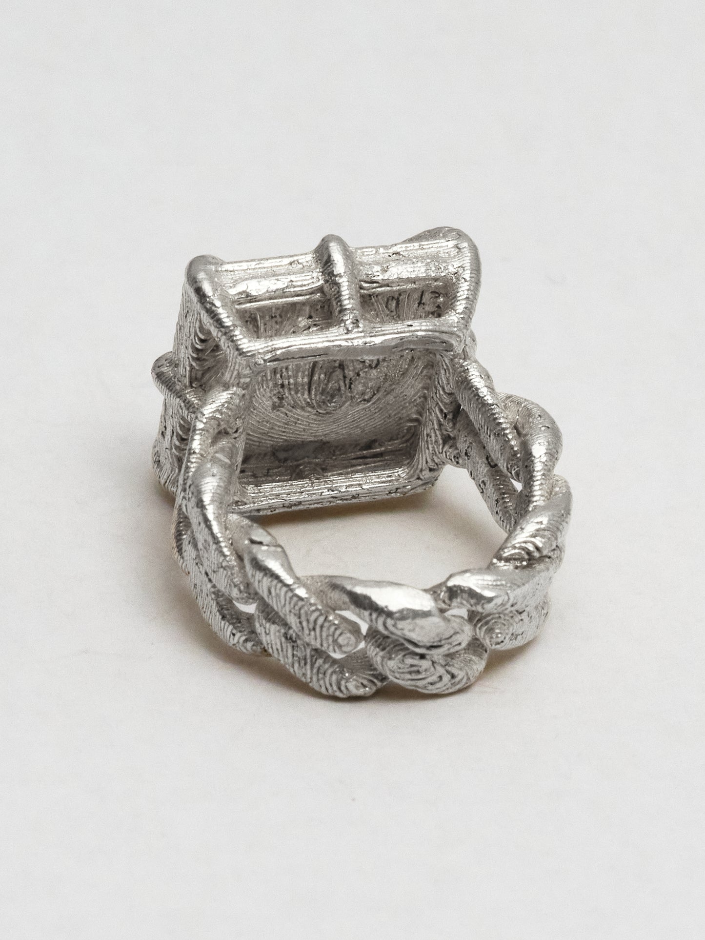 PHAT PINKY RING - 925 - Textured