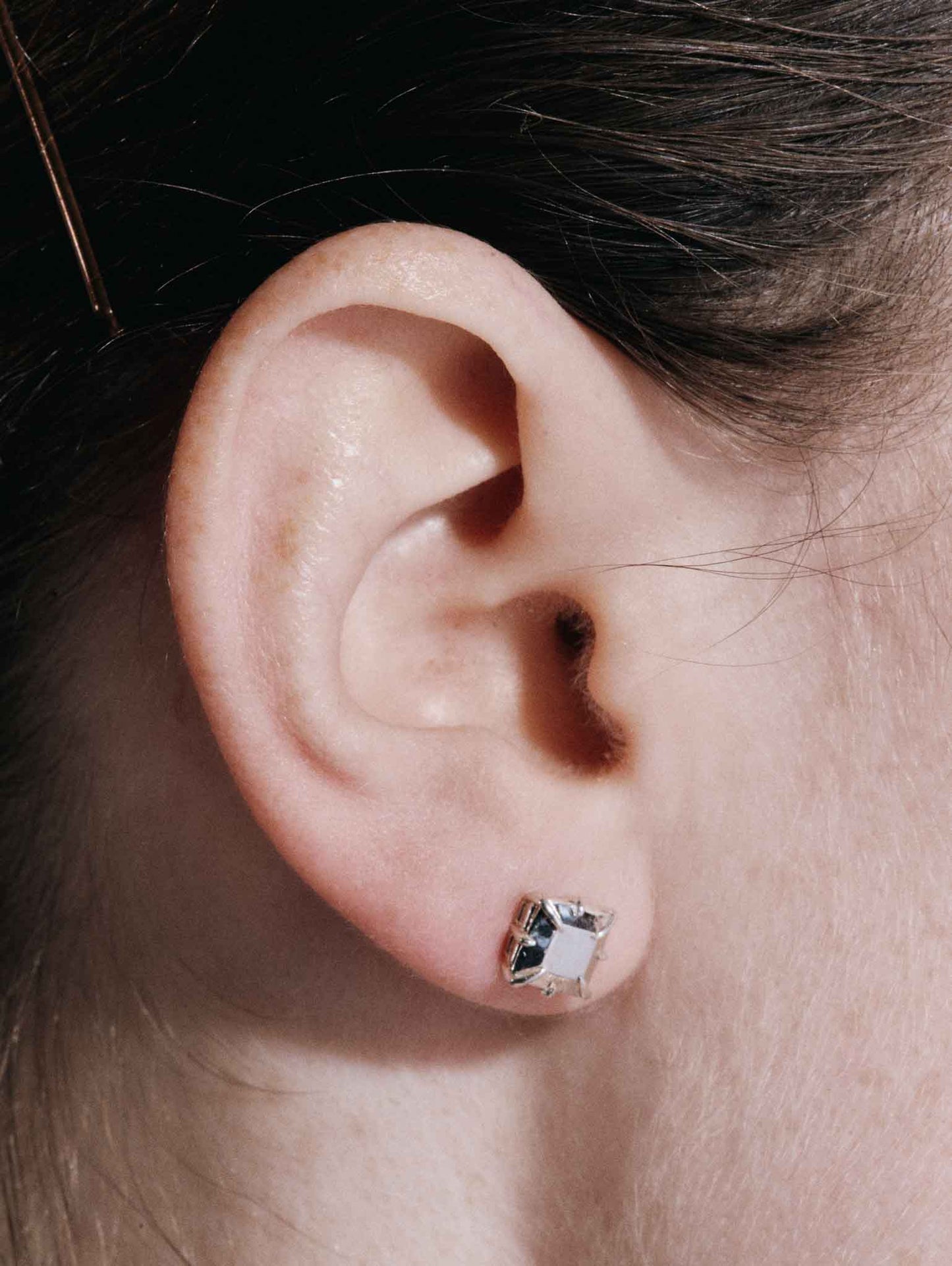 Small Princess Stud – Single – Silver