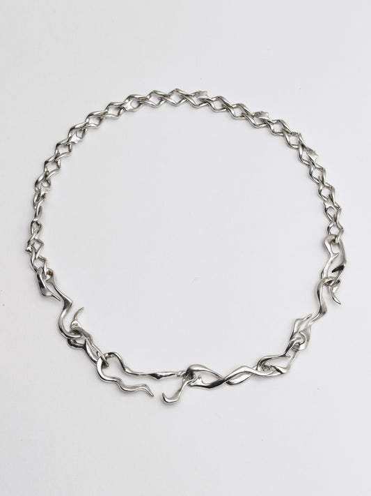 BB Miro Necklace – Polished 925 Silver | Handcrafted Chain Necklace