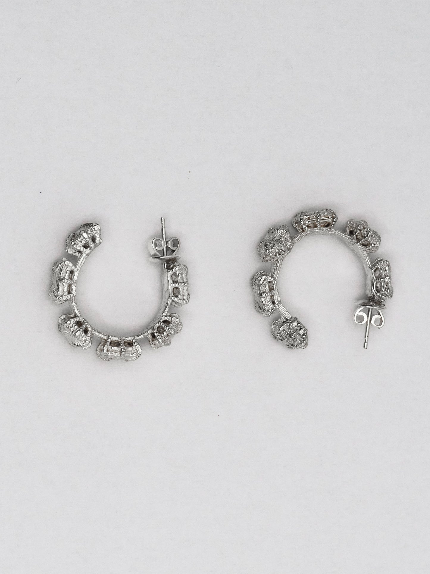 Solid Stone Hoops - Small