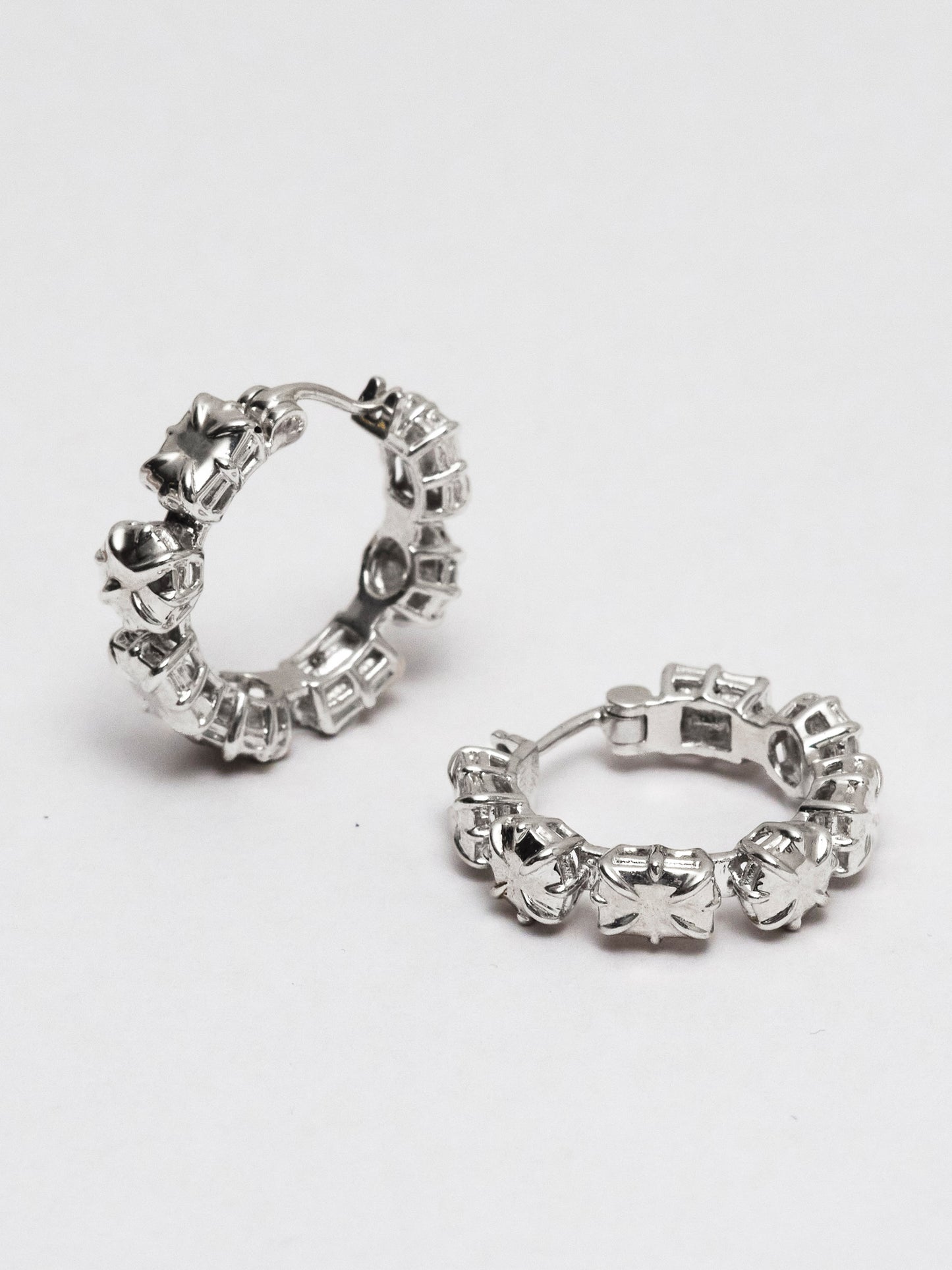 Solid Stone Hoops - Small