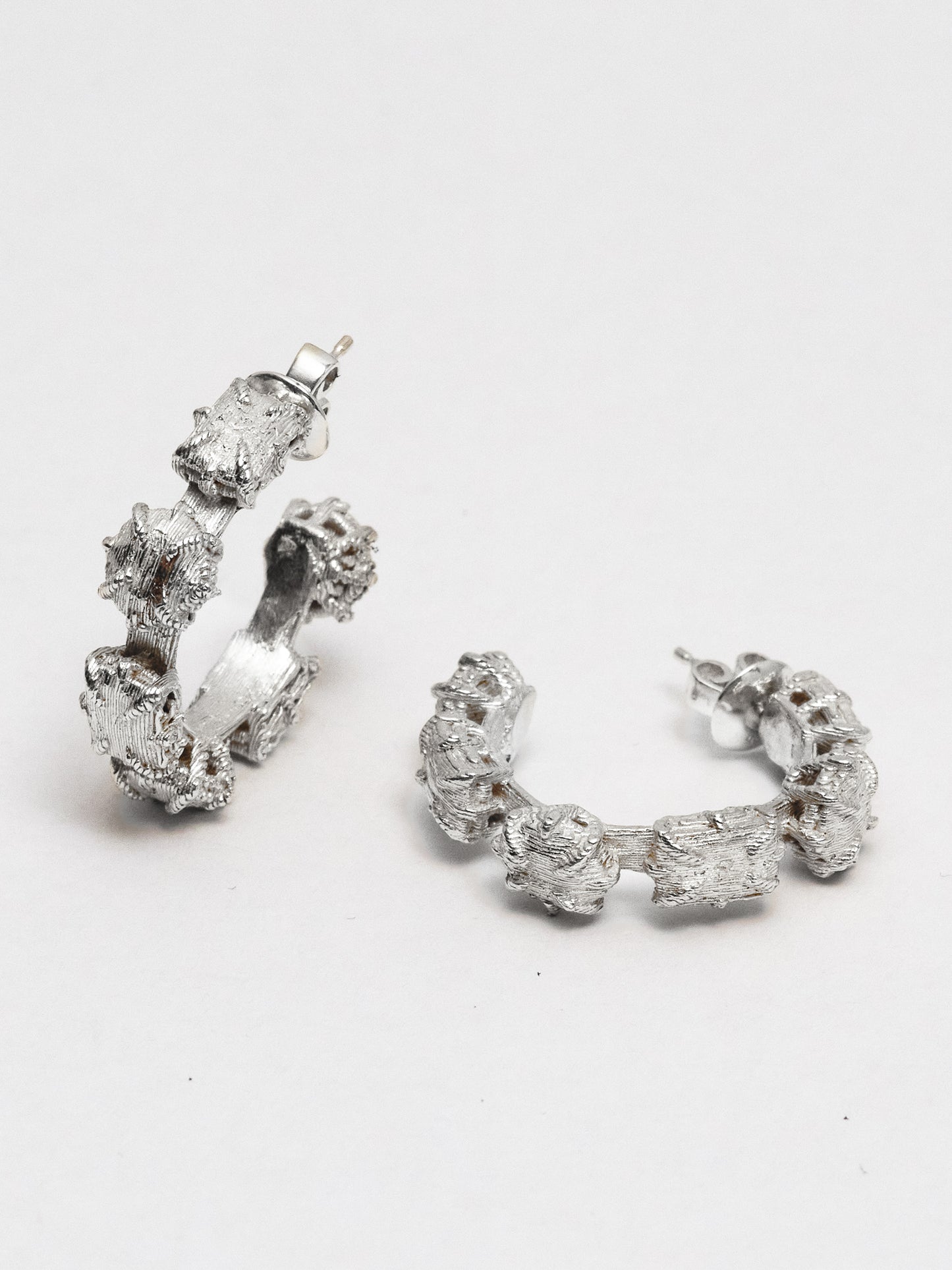 Solid Stone Hoops - Small